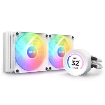 קירור נוזלי NZXT Kraken Elite 240 RGB לבן 240mm