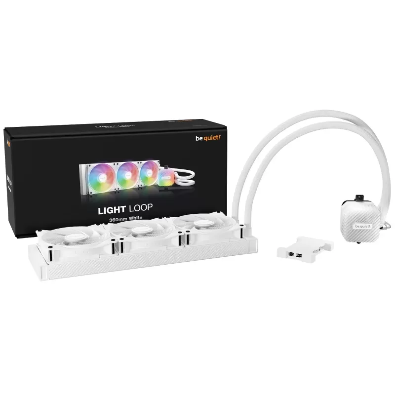 Liquid cooling be quiet! LIGHT LOOP 360mm white