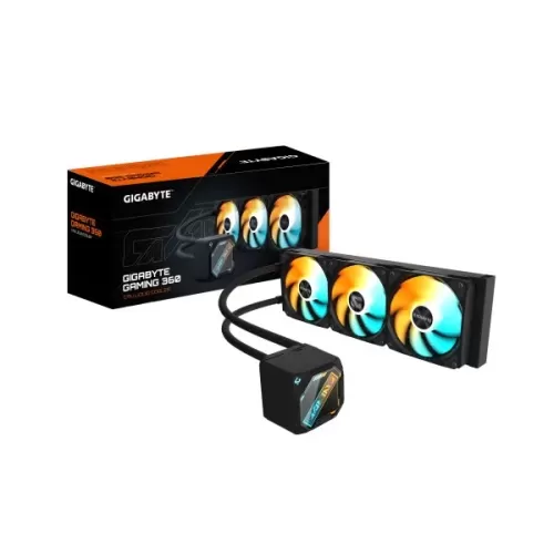 Жидкостное охлаждение Gigabyte GAMING 360 black 360mm - официальный импортер