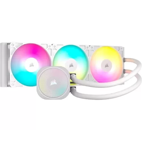 קירור נוזלי Corsair NAUTILUS 360 RS ARGB לבן 360mm