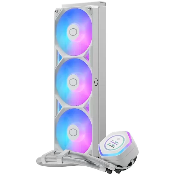 Liquid cooling Cooler Master MasterLiquid Atmos II LCD 360 white 360mm