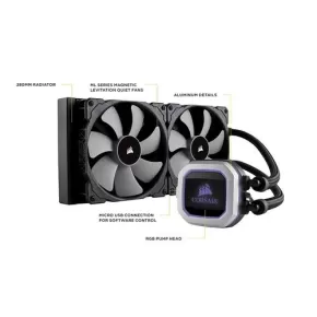 Liquid cooling Corsair Hydro Series H115i PRO RGB
