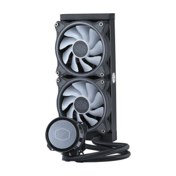 Водяное охлаждение Cooler Master MASTERLIQUID ML240 ILLUSION 240mm Цвет:черный Водяное охлаждение Cooler Master MASTERLIQUID ML240 ILLUSION 240mm Цвет:черный