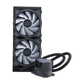 Водяное охлаждение Cooler Master MASTERLIQUID ML240 ILLUSION 240mm Цвет:черный Водяное охлаждение Cooler Master MASTERLIQUID ML240 ILLUSION 240mm Цвет:черный