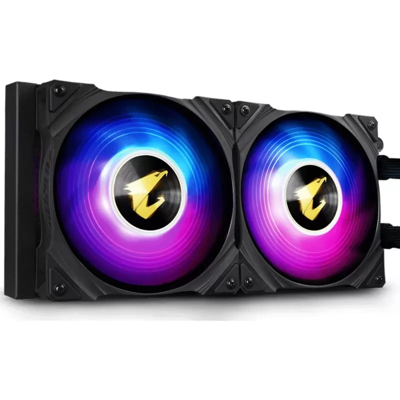 קירור נוזלי Gigabyte AORUS WATERFORCE 240 240mm צבע שחור