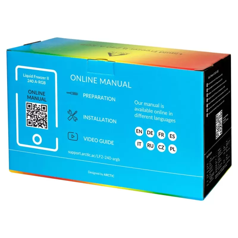 Жидкостное охлаждение Arctic Cooling Liquid Freezer II 240 A-RGB black