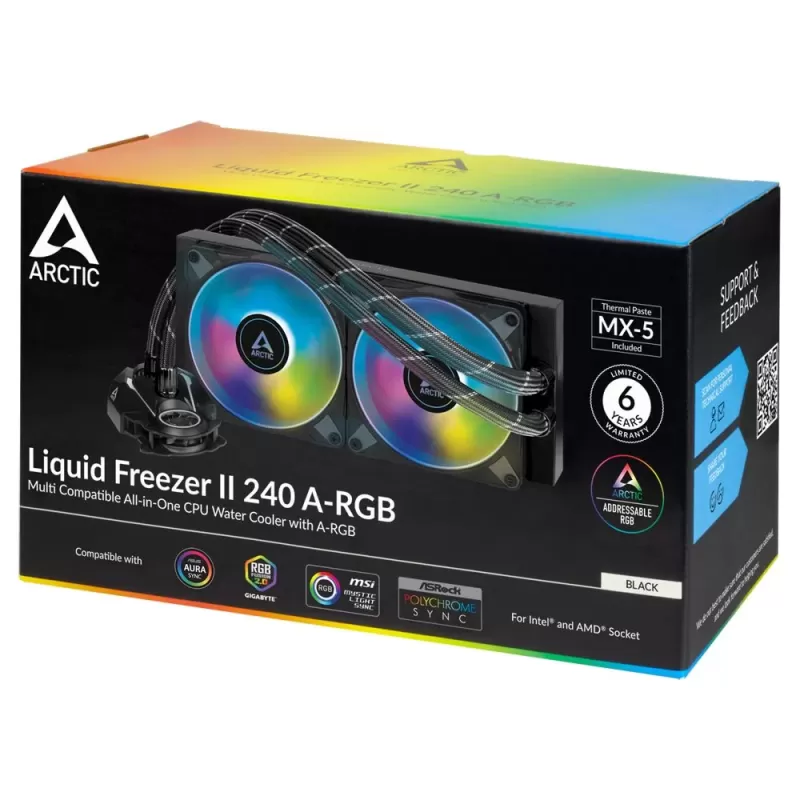 Жидкостное охлаждение Arctic Cooling Liquid Freezer II 240 A-RGB black