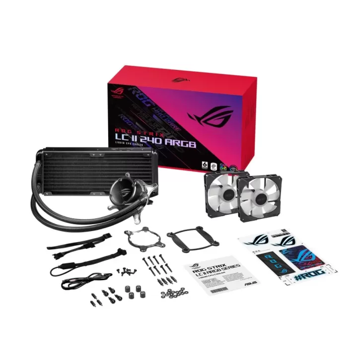 Liquid cooling Asus ROG STRIX LC II 240 ARGB Color:black