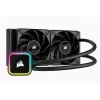 קירור נוזלי Corsair iCUE H100i RGB 240mm צבע שחור