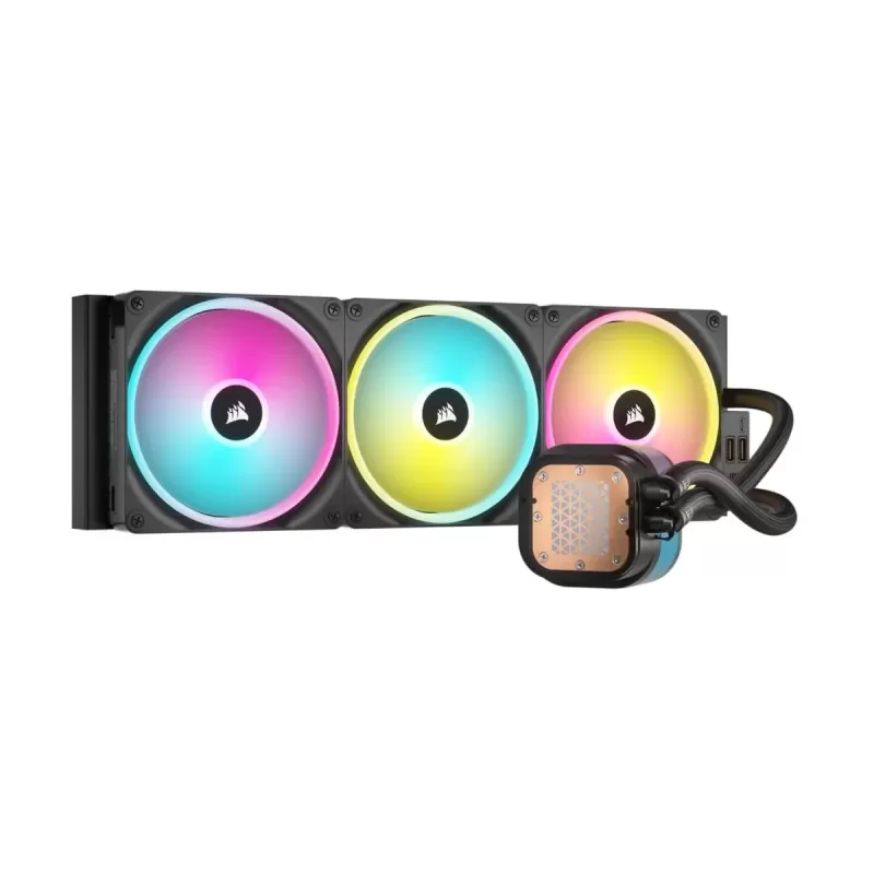 Liquid cooling Corsair iCUE LINK H170i RGB - black 420mm