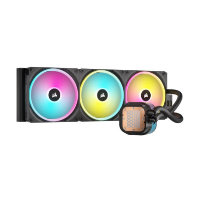 Водяное охлаждение Corsair iCUE LINK H170i RGB - черный 420mm Водяное охлаждение Corsair iCUE LINK H170i RGB - черный 420mm