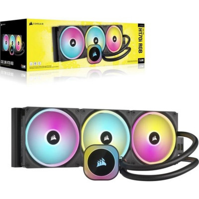 Водяное охлаждение Corsair iCUE LINK H170i RGB - черный 420mm Водяное охлаждение Corsair iCUE LINK H170i RGB - черный 420mm