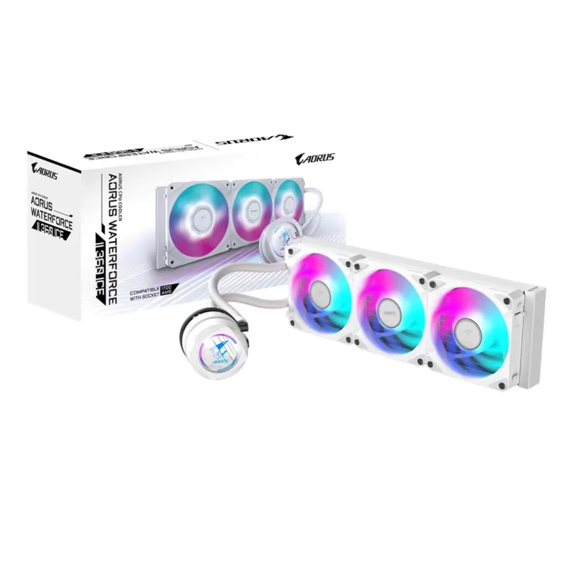 קירור נוזלי Gigabyte AORUS WATERFORCE II 360 ICE 360mm - יבואן רשמי