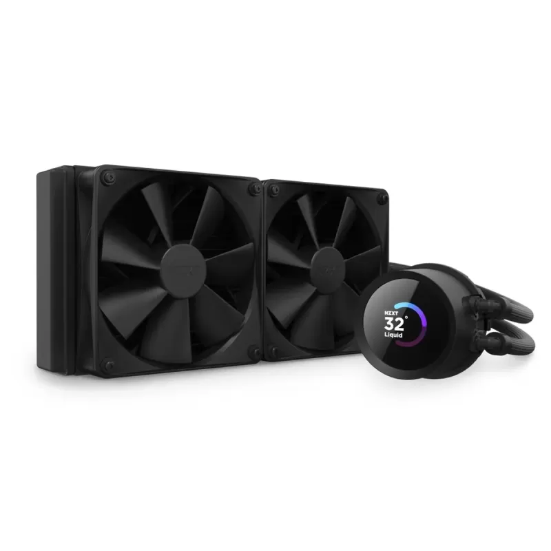Жидкостное охлаждение NZXT Kraken 240 AIO with LCD Display