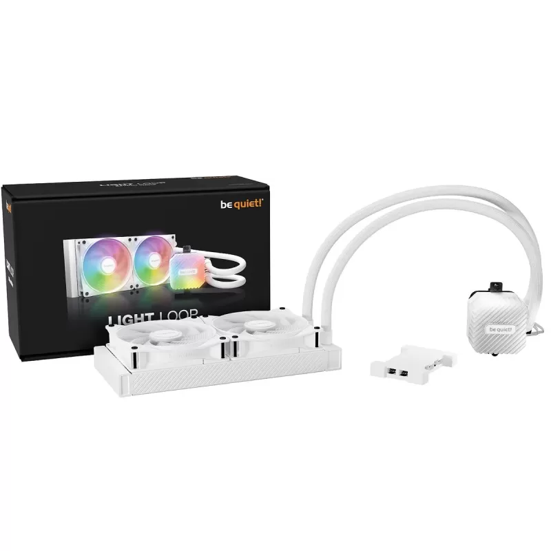Жидкостное охлаждение be quiet! LIGHT LOOP 240mm white
