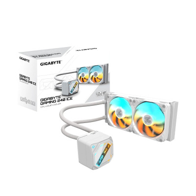 Водяное охлаждение Gigabyte GAMING 240 ICE белый 240mm Водяное охлаждение Gigabyte GAMING 240 ICE белый 240mm