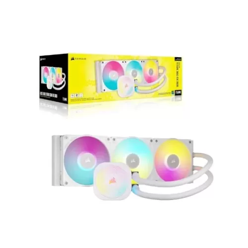 Liquid cooling Corsair iCUE LINK TITAN 360 RX RGB white 360mm