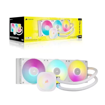 קירור נוזלי Corsair iCUE LINK TITAN 360 RX RGB לבן 360mm