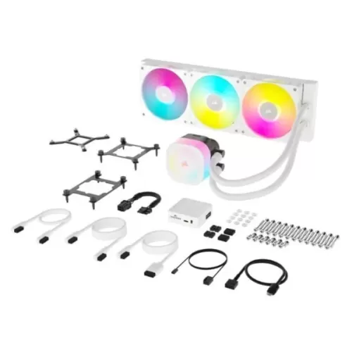 Liquid cooling Corsair iCUE LINK TITAN 360 RX RGB white 360mm