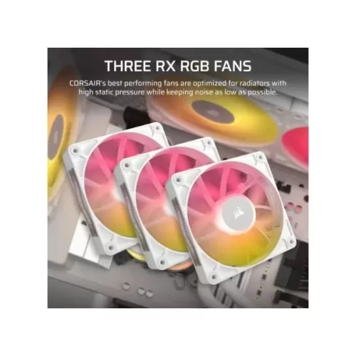 Liquid cooling Corsair iCUE LINK TITAN 360 RX RGB white 360mm