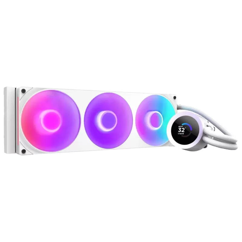 Жидкостное охлаждение NZXT Kraken Plus 360 RGB Цвет:белый