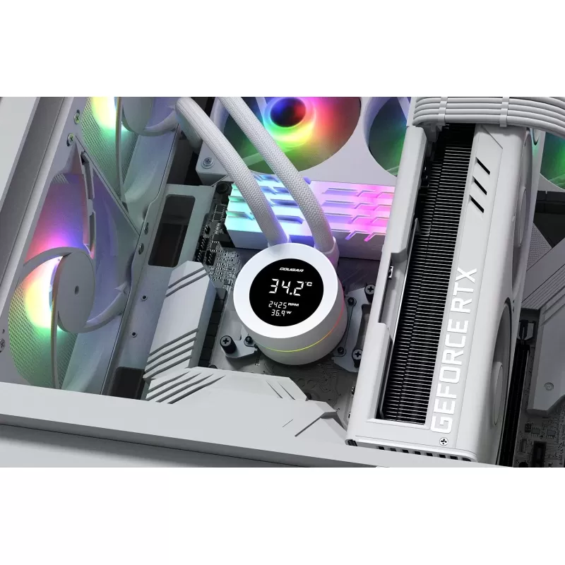 Liquid cooling COUGAR Poseidon Vistek ARGB 240 Color:white