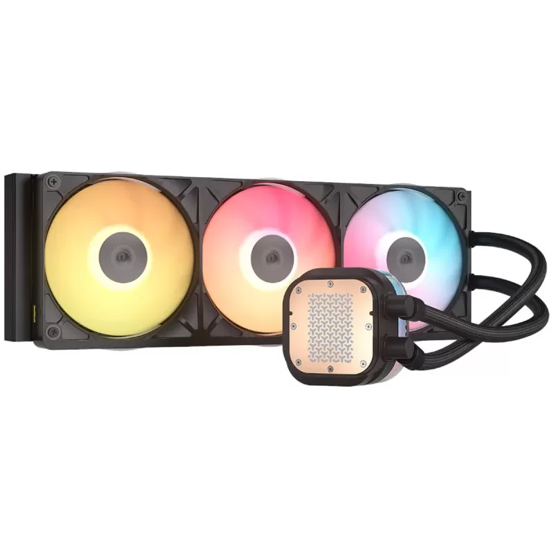 Liquid cooling Corsair iCUE LINK TITAN II 360 RX RGB AIO Black 360mm Color:black