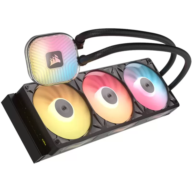 Liquid cooling Corsair iCUE LINK TITAN II 360 RX RGB AIO Black 360mm Color:black
