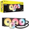 Liquid cooling Corsair iCUE LINK TITAN II 360 RX RGB AIO Black 360mm Color:black