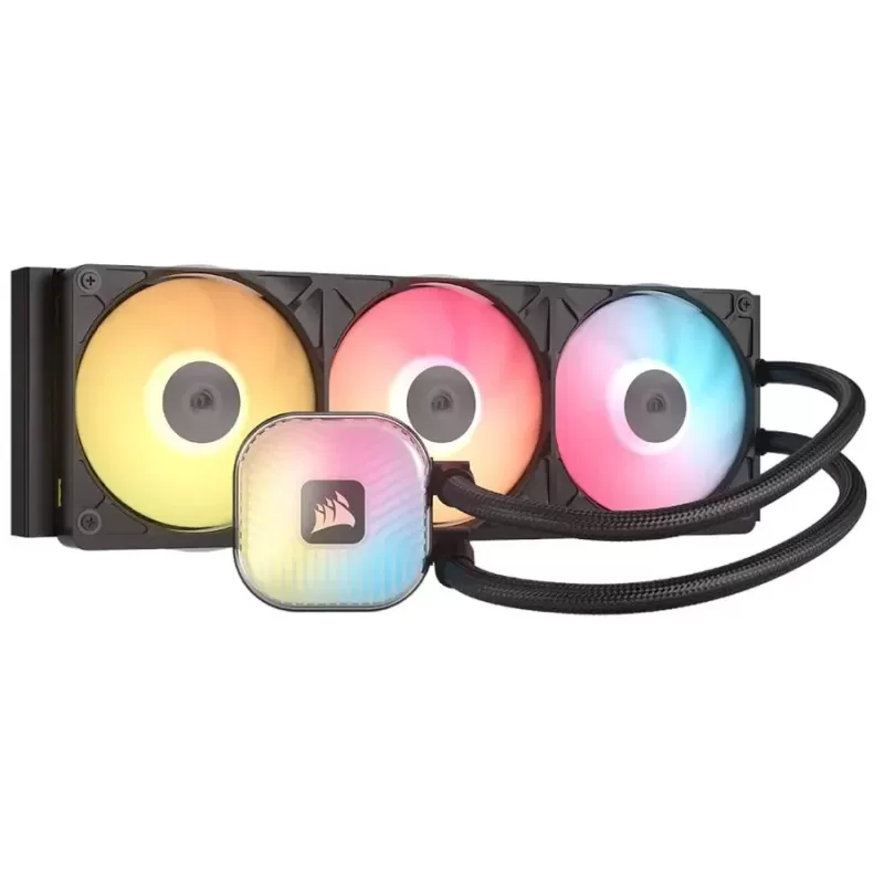 Liquid cooling Corsair iCUE LINK TITAN II 360 RX RGB AIO Black 360mm Color:black