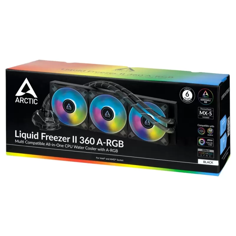 Liquid cooling Arctic Cooling Liquid Freezer II 360 A-RGB black
