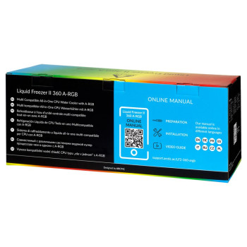 Liquid cooling Arctic Cooling Liquid Freezer II 360 A-RGB black