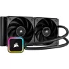 קירור נוזלי Corsair iCUE H115i RGB 280mm צבע שחור קירור נוזלי Corsair iCUE H115i RGB 280mm צבע שחור