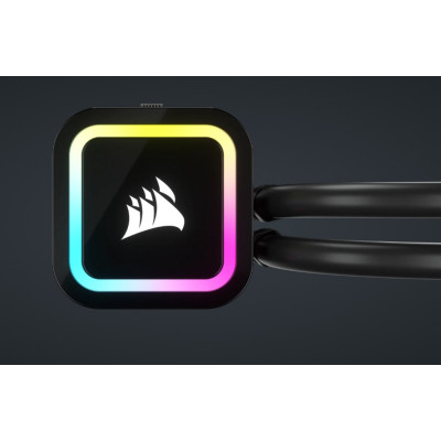 Водяное охлаждение Corsair iCUE H100x RGB ELITE Liquid CPU Cooler 240mm Водяное охлаждение Corsair iCUE H100x RGB ELITE Liquid CPU Cooler 240mm