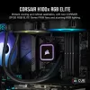 Liquid cooling Corsair iCUE H100x RGB ELITE 240mm Color:black