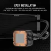 Liquid cooling Corsair iCUE H100x RGB ELITE 240mm Color:black
