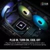 Liquid cooling Corsair iCUE H100x RGB ELITE 240mm Color:black