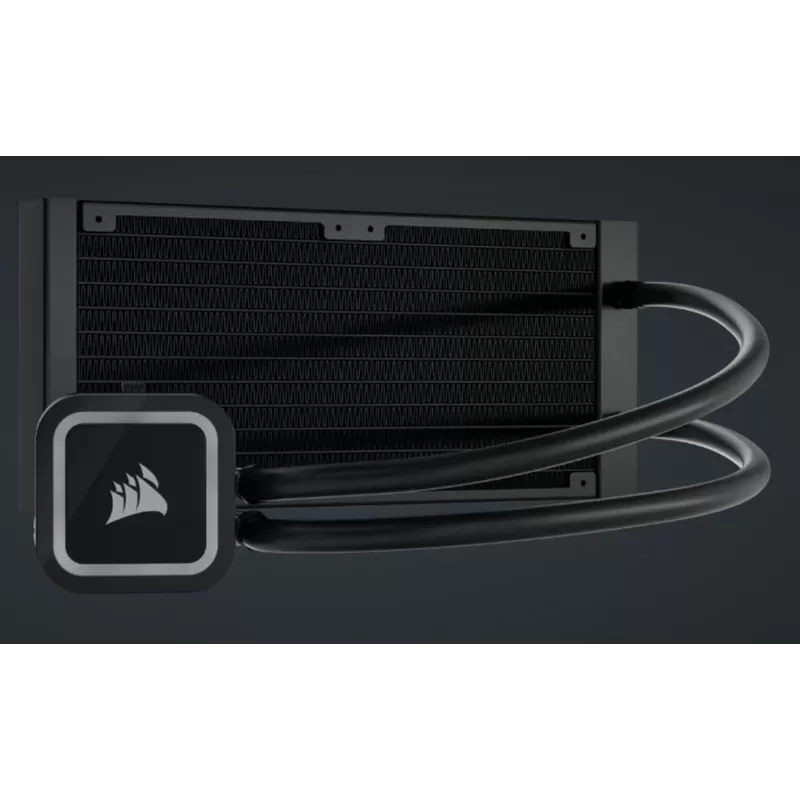 Liquid cooling Corsair iCUE H100x RGB ELITE 240mm Color:black