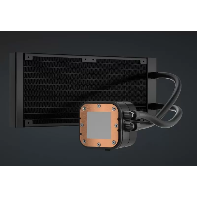 Liquid cooling Corsair iCUE H100x RGB ELITE 240mm Color:black