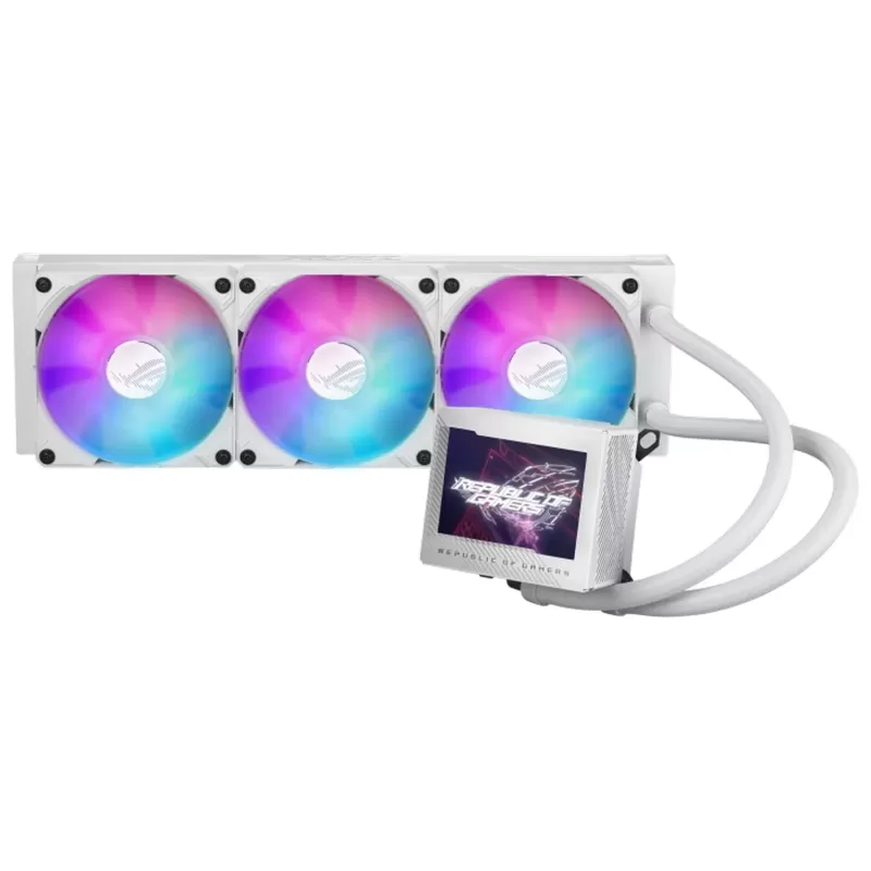 קירור נוזלי Asus ROG RYUJIN III 360 ARGB White Edition צבע לבן