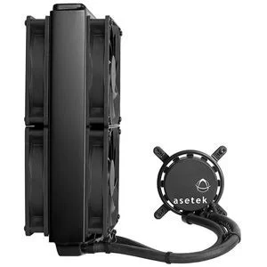 Liquid cooling ASETEK 570LX Watercooling + Fan 2x120mm 230W 240mm Color:black
