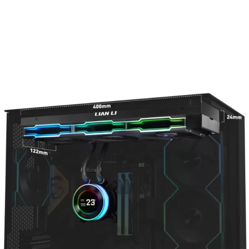 Liquid cooling LIAN-LI HydroShift II LCD-C 360R Color:black