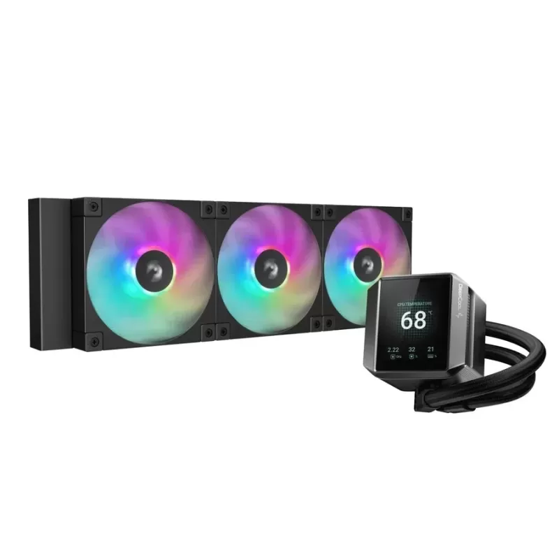 קירור נוזלי DEEPCOOL MYSTIQUE 360 ARGB צבע שחור