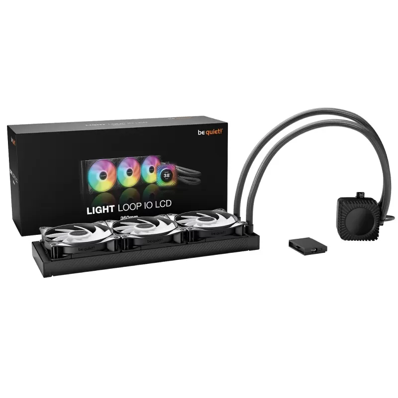 קירור נוזלי be quiet! LIGHT LOOP IO LCD 360mm