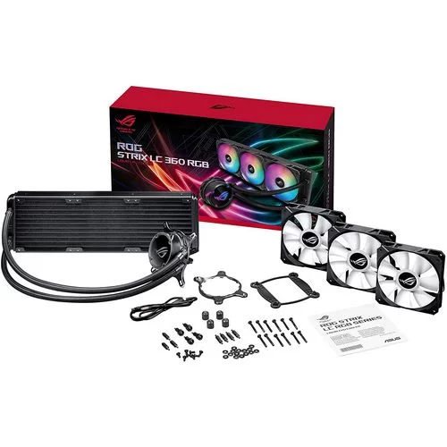 Жидкостное охлаждение Asus ROG STRIX LC 360 RGB black