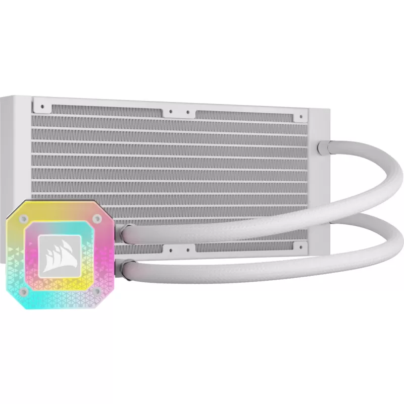 קירור נוזלי Corsair iCUE H100i ELITE CAPELLIX XT לבן 240mm