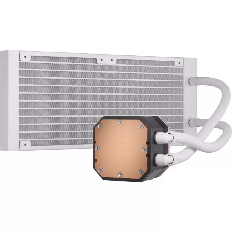 קירור נוזלי Corsair iCUE H100i ELITE CAPELLIX XT לבן 240mm