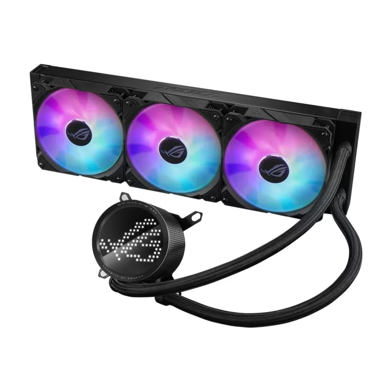 קירור נוזלי Asus ROG RYUO III 360 ARGB 360mm צבע שחור
