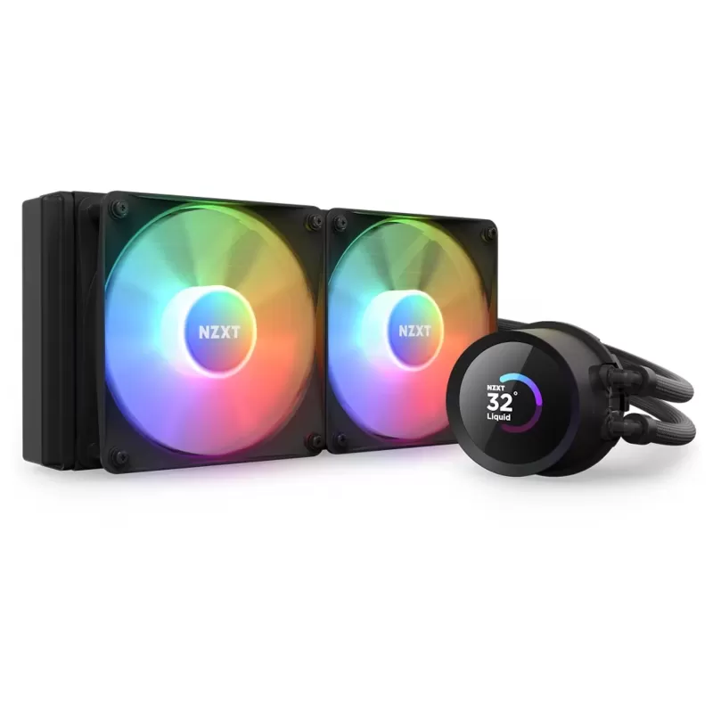 קירור נוזלי NZXT Kraken 240 RGB AIO with LCD Display קירור נוזלי NZXT Kraken 240 RGB AIO with LCD Display