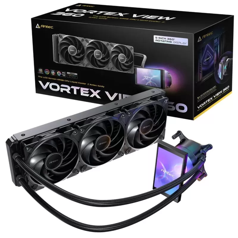 Жидкостное охлаждение Antec Vortex View 360